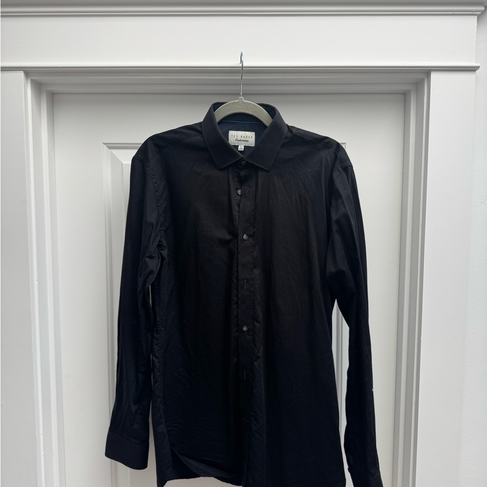 Ted Baker Black Casual Button Down Shirt